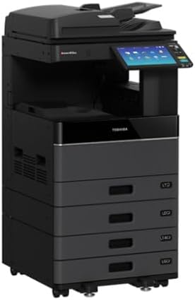 Toshiba E-Studio 4515AC A3 Color Laser Multi-Function Copier - 45ppm, Copy, Print, Scan, Scan-to-USB, Print-from-USB, Auto Duplex, Network, 4 Trays, Stand (Renewed)
