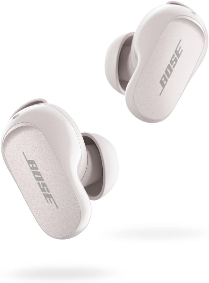 Bose QuietComfort Earbuds II, Wireless, Bluetooth, World’s Best Noise Cancelling In-Ear Headphones with Personalized Noise Cancellation & Sound, Soapstone (Renewed)