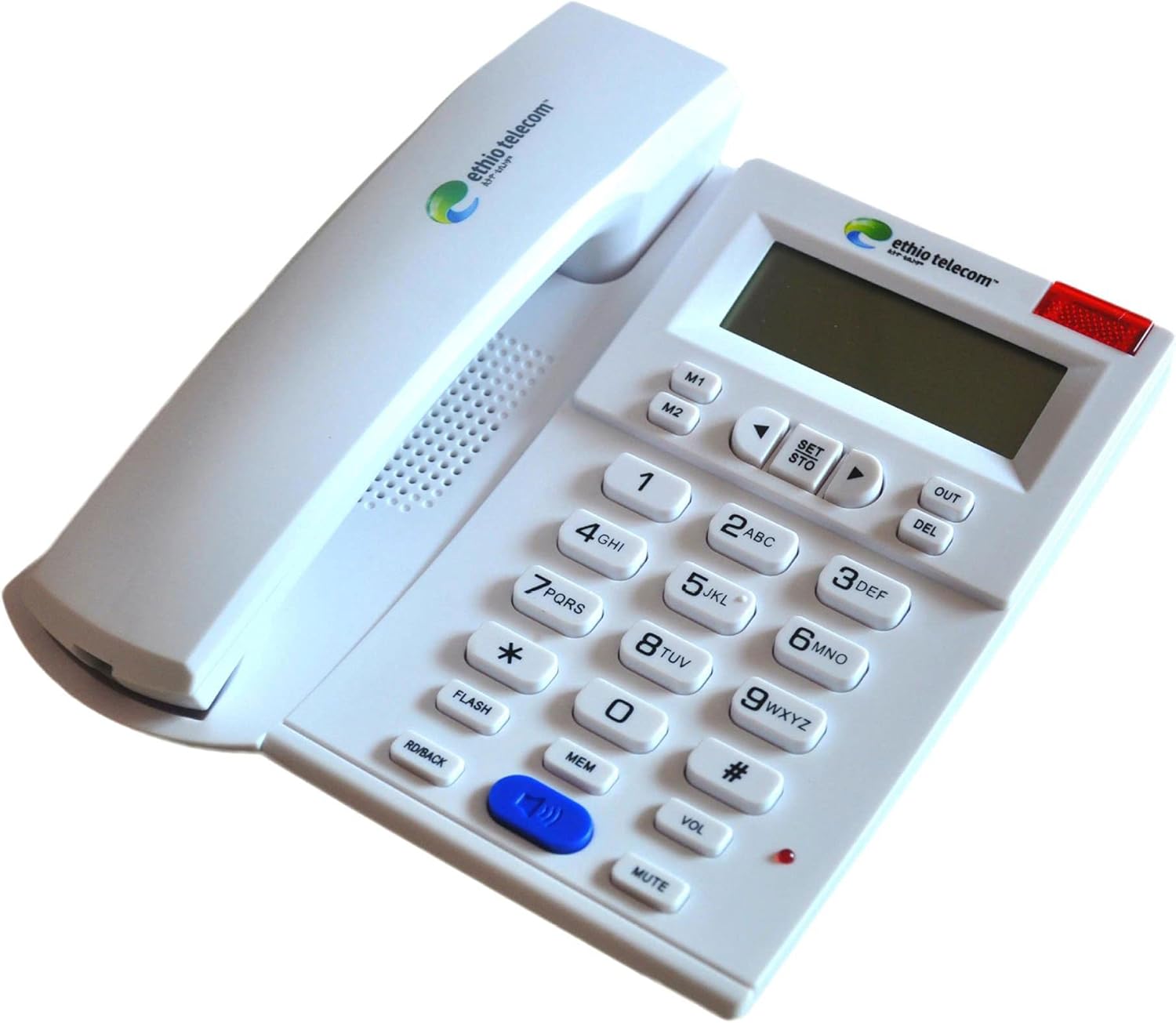 Corded Telephone Business Office Telephone Fixed Telephone Office Home Landline Hotel Front Desk Display DTMF/FSK Support Wired (Color : Black) (White)