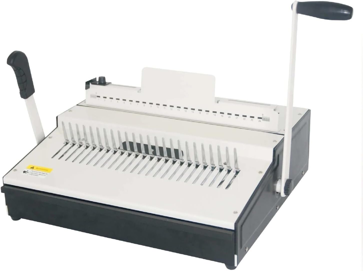 Binding Machine, 25 Sheets 24 Holes Book Manual Comb Binding Machine Comb Binder