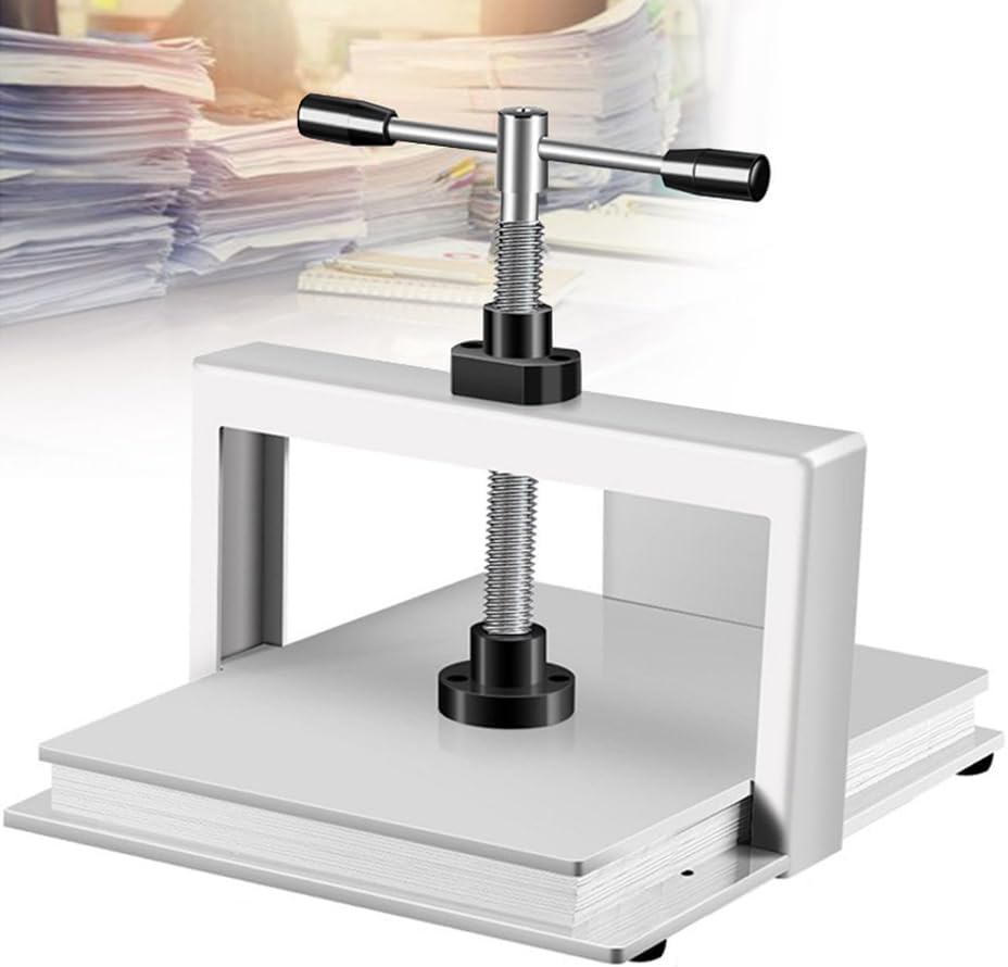 A4/A3 Flat Paper Press Machine, Paper Book Notes Invoice Flattening Machine Manual Flat Paper Press Machine Manual Binding Machine Bookbinding Press, for Vouchers, Bills, Documents and Files A4 ( A3)
