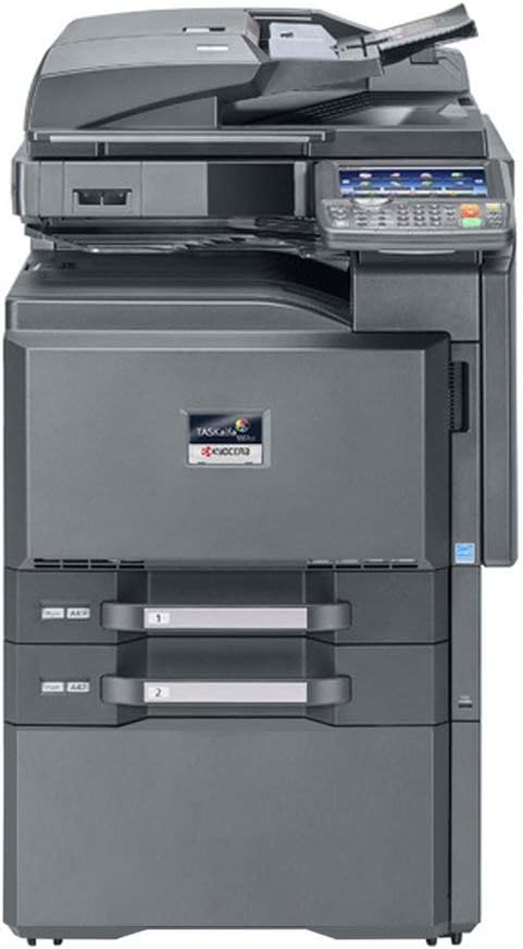 Kyocera TaskAlfa 3551ci Tabloid-Size Color Laser Multi-Function Copier - 35ppm, Copy, Print, Scan, Auto Duplex, Network, 11x17, 2 Trays, Stand (Renewed)
