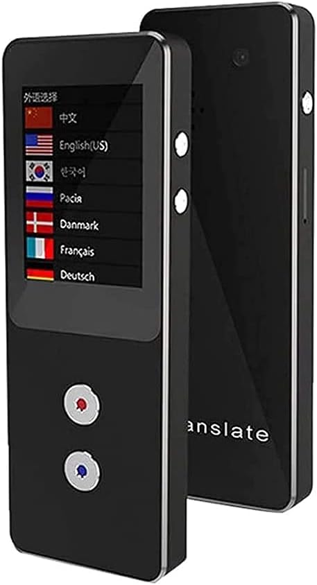 Instant Language Translator Device,Portable Foreign Language Real-Time 2-Way Translations for Learning Shopping Decoration Star of Light