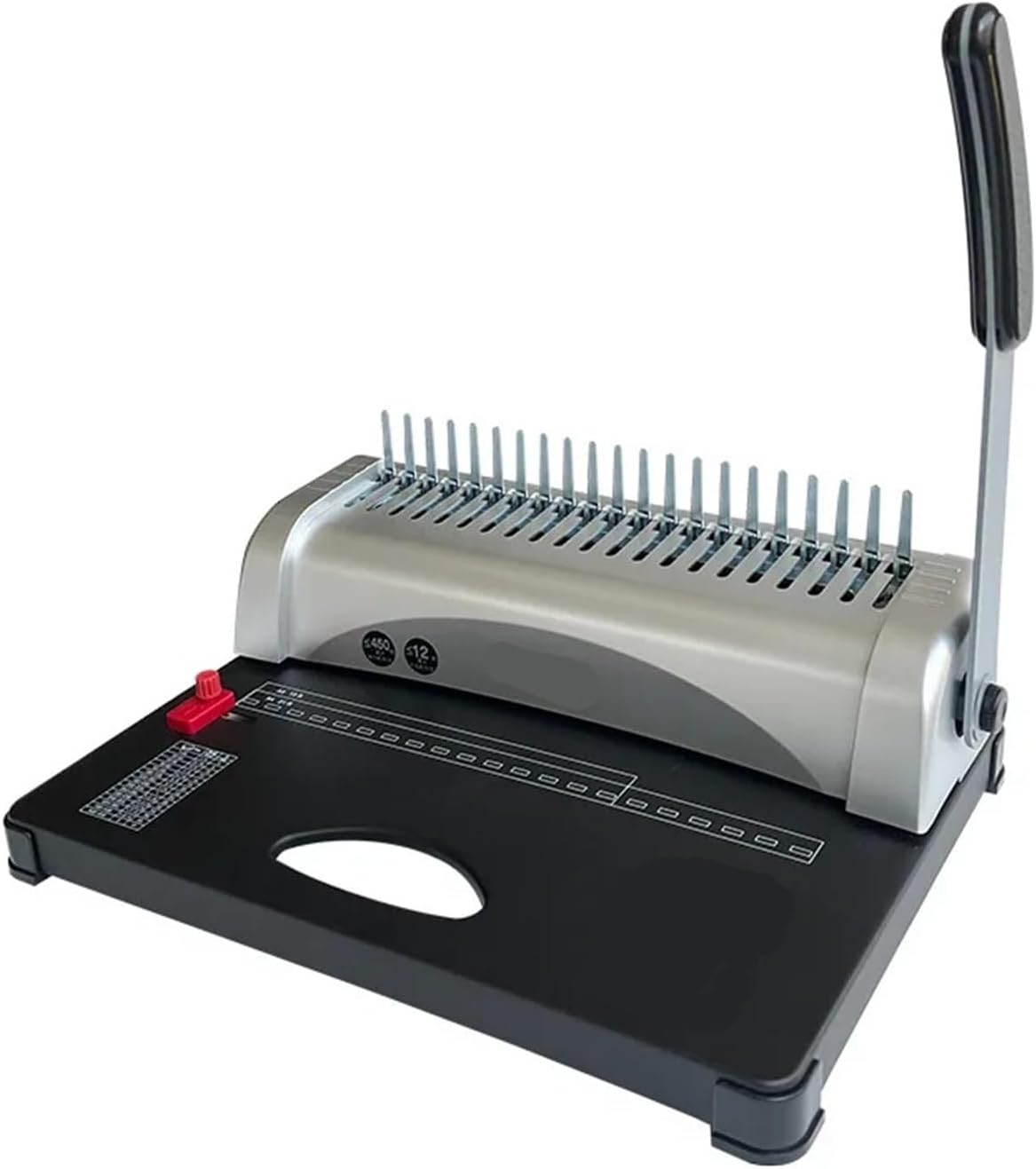 Binding Machine, Binding Machine 21 Hole Rubber Ring Clamp Strip A3 Comb Binding A4 Document Cover Punching