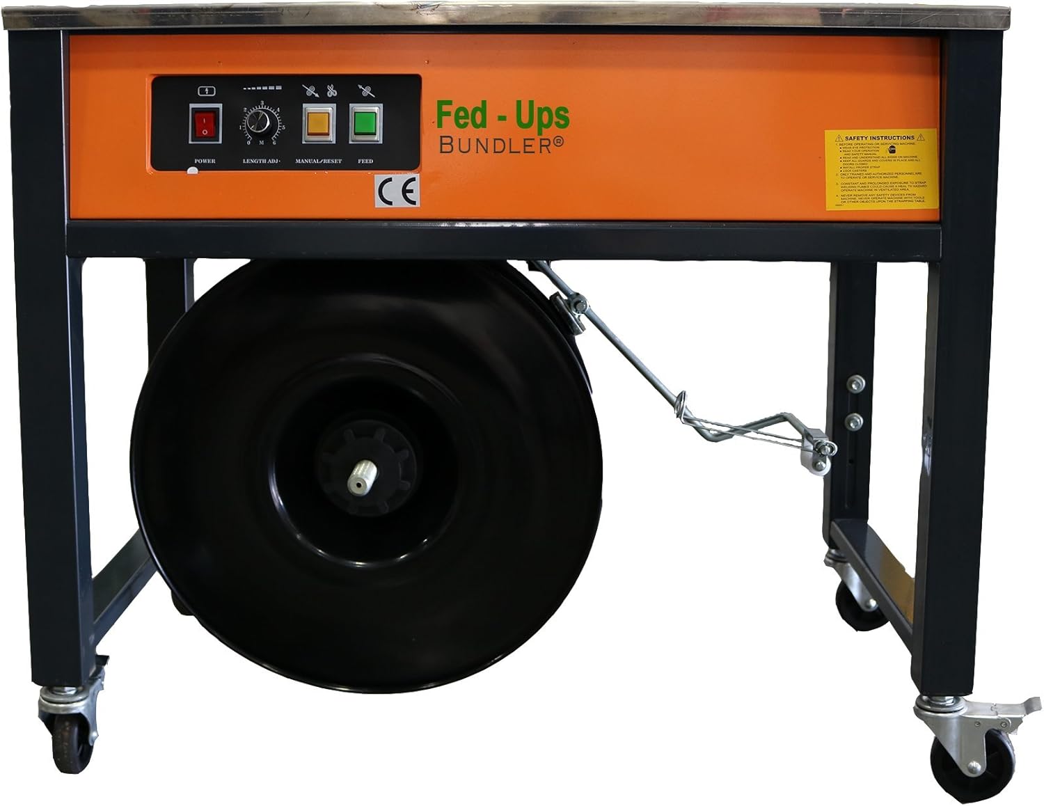 GAPCO Fed-Ups Bundler Table Semi-Automatic Strapping Machine / +1 Strap Coil