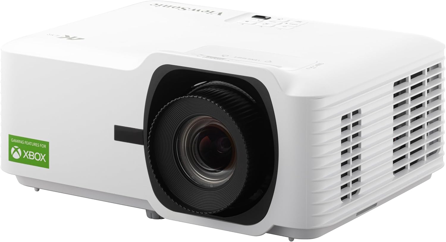 ViewSonic LX700-4K UHD 3500 Lumens Laser Projector Designed for Xbox with 4.2ms Response Time, 240Hz Refresh Rate, 1.36x Optical Zoom, Dual HDMI, and HDR/HLD Support