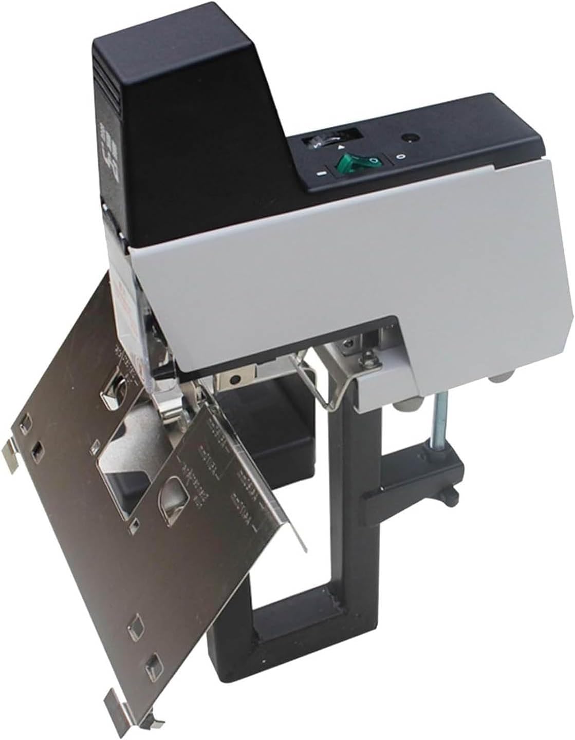 Electric Saddle Binding Machine, Automatic Book Stapler, Binding Thickness 2-30 Sheets, 9 Levels Pressure Adjustable, with Foot Pedal Switch, for Schools, Offices and Publishing Houses