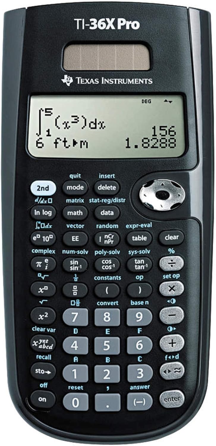 Texas Instruments Scientific Calculator-TI-36X Pro-16-Digit LCD / 6 Pack
