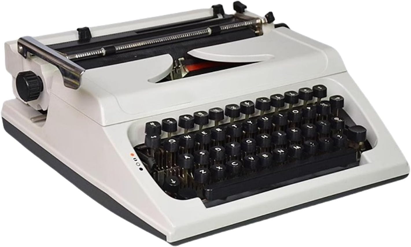 Portable Manual Typewriter - Mechanical English Typewriter for Writing Novels, Classic Vintage Design, Easy to Use, Perfect for Collectors and Writers