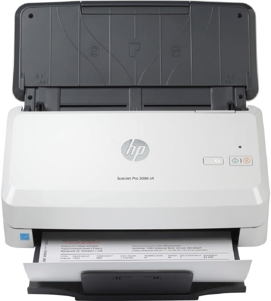 HP ScanJet Pro 3000 s4 Sheetfed Scanner - 600 dpi Optical - TAA Compliant