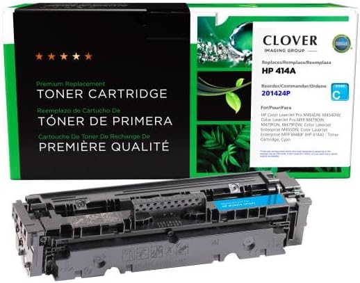 Clover Remanufactured Toner Cartridge Replacement for HP 414A (W2021A) | Cyan