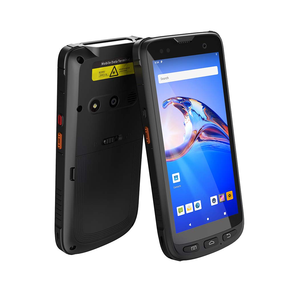 Android 10 OS Mobile Data Terminal,4G Rugged Inventory PDA with 2D Zebra Barcode Scanner,Charging Cradle for Warehouse Data Collection,Work with OnTrac/Modi Software