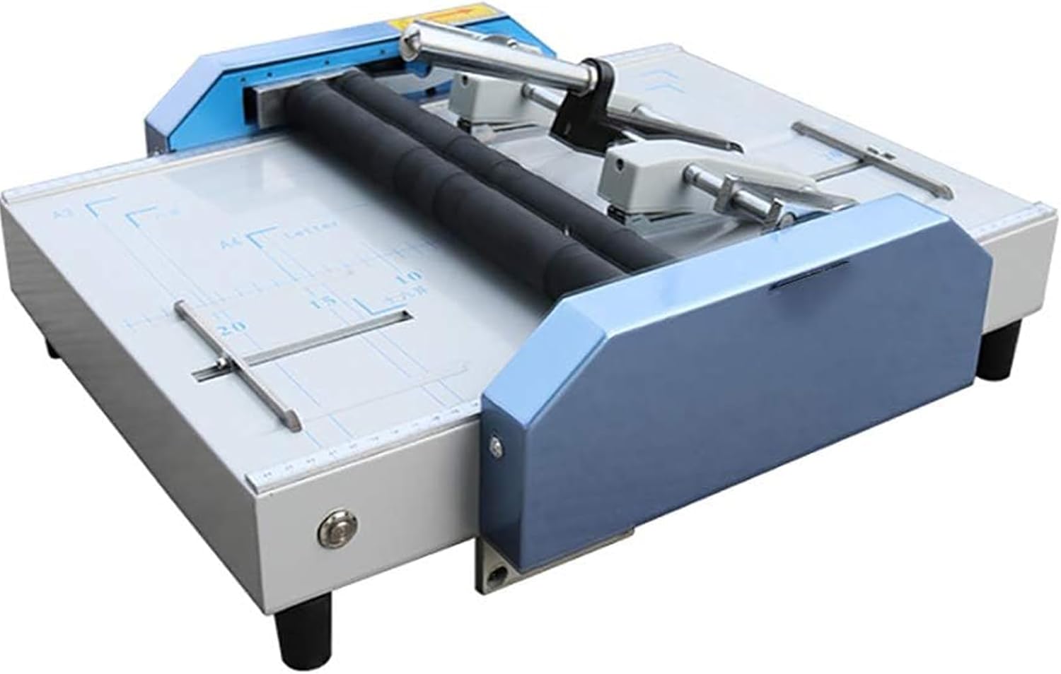 UYCVT Folding Binding Machine, Automatic Booklet Maker, Adjustable Spacing, 5 Nail Positions/A Variety of Binding and Folding Methods, for Making Booklet