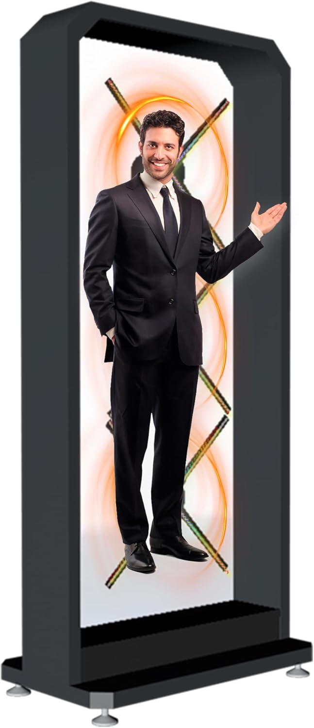 Custom 3D Holographic Fan Display Screen - Tailored High Definition Visual Effects for Advertising & Branding - Interactive, Rotating, Energy-Efficient, Easy Installation for Retail