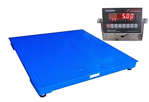 Optima Scales OP-916-4x6-10 NTEP Heavy Duty Pallet Scale - 4 x 6 ft., 10K lb. x 2 lb.