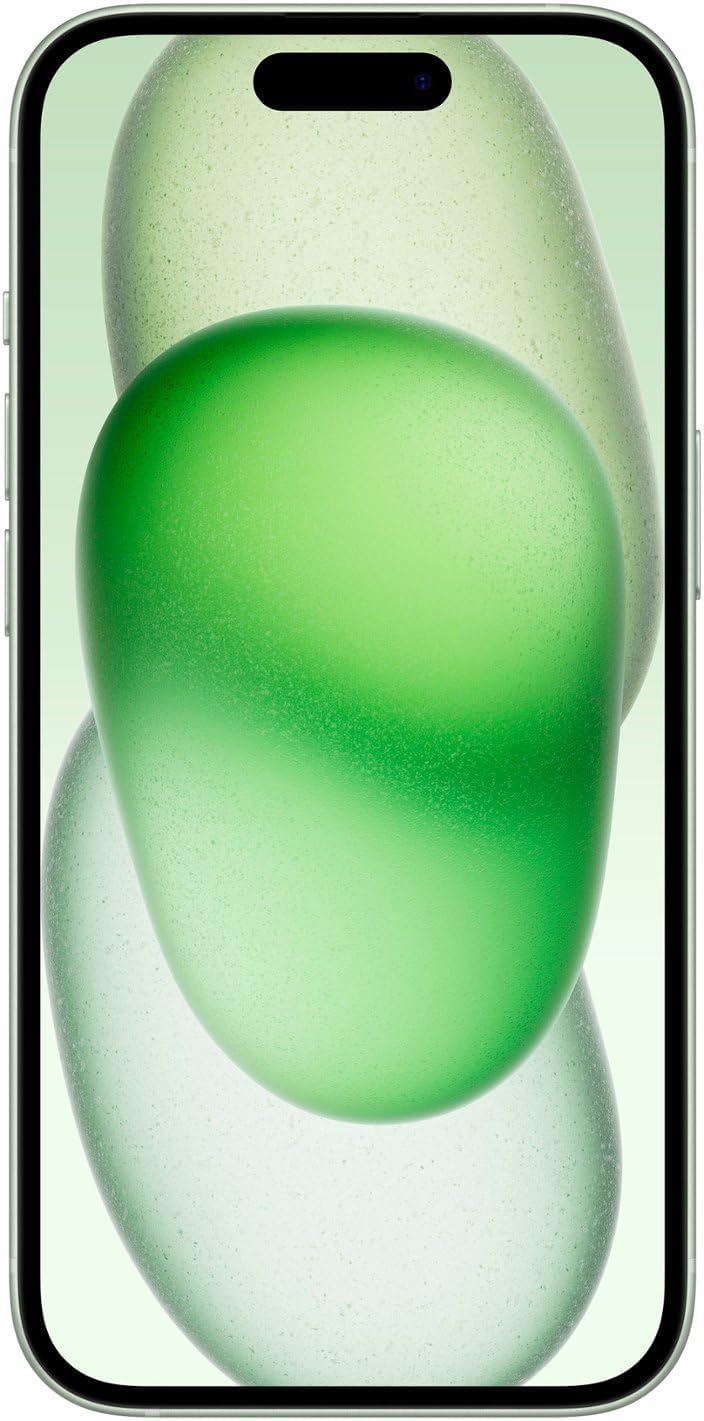 Apple iPhone 15 Plus, 256GB, Green - Unlocked (Renewed)