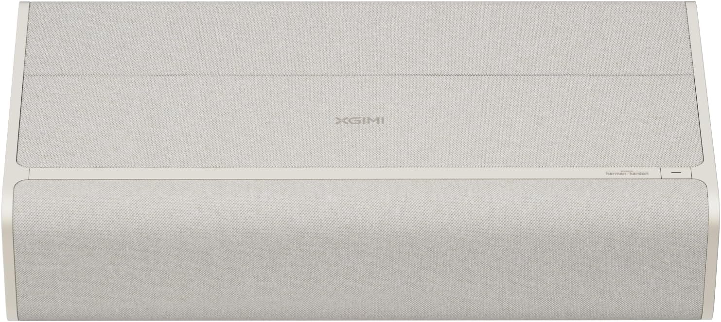 XGIMI AURA Series UST Laser Projector, Dolby Vision, IMAX Enhanced, 1,000,000:1 Dynamic Contrast Ratio, 0.177:1 Throw Ratio, Harman Kardon, 2300 Lumens AURA 2 GTV White