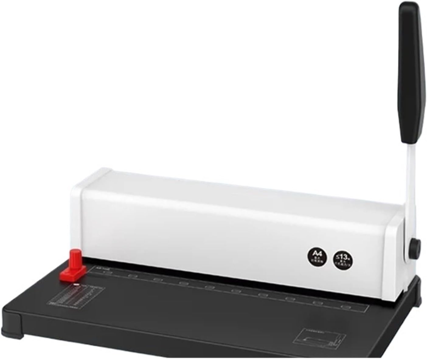 Binding Machines, Manual Spiral Binding Machine 10 Hole Metal Paper Book File Punching and BindingOffice Binding Machine Iron Ring Book Binding