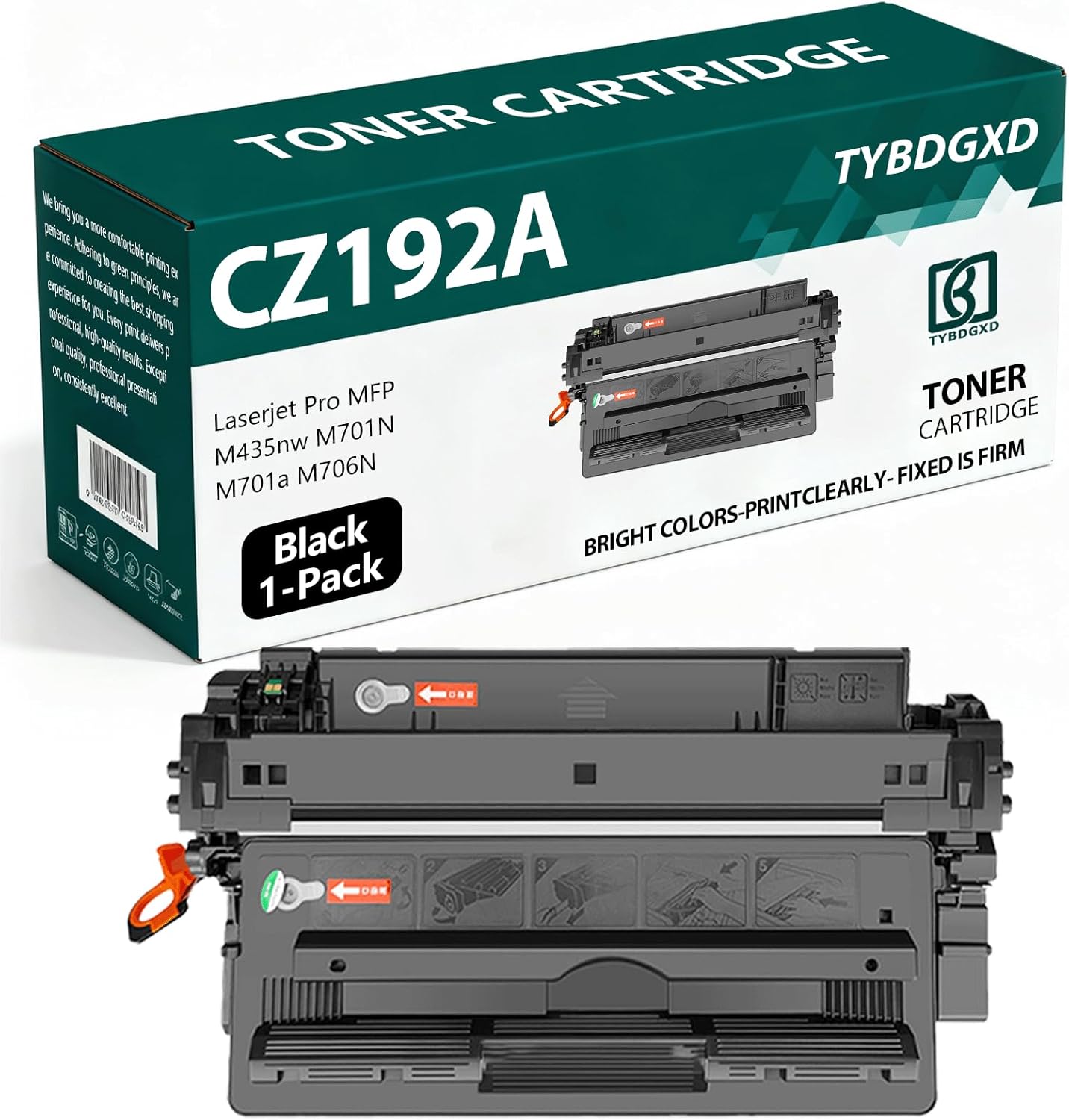 TYBDGXD CZ192A High Yield Black 12,000 Pages Toner Cartridge Compatible for HP Compatible Replacement for HP LaserJet Pro MFP M435nw M701N M701a M706N Printers,1-Pack