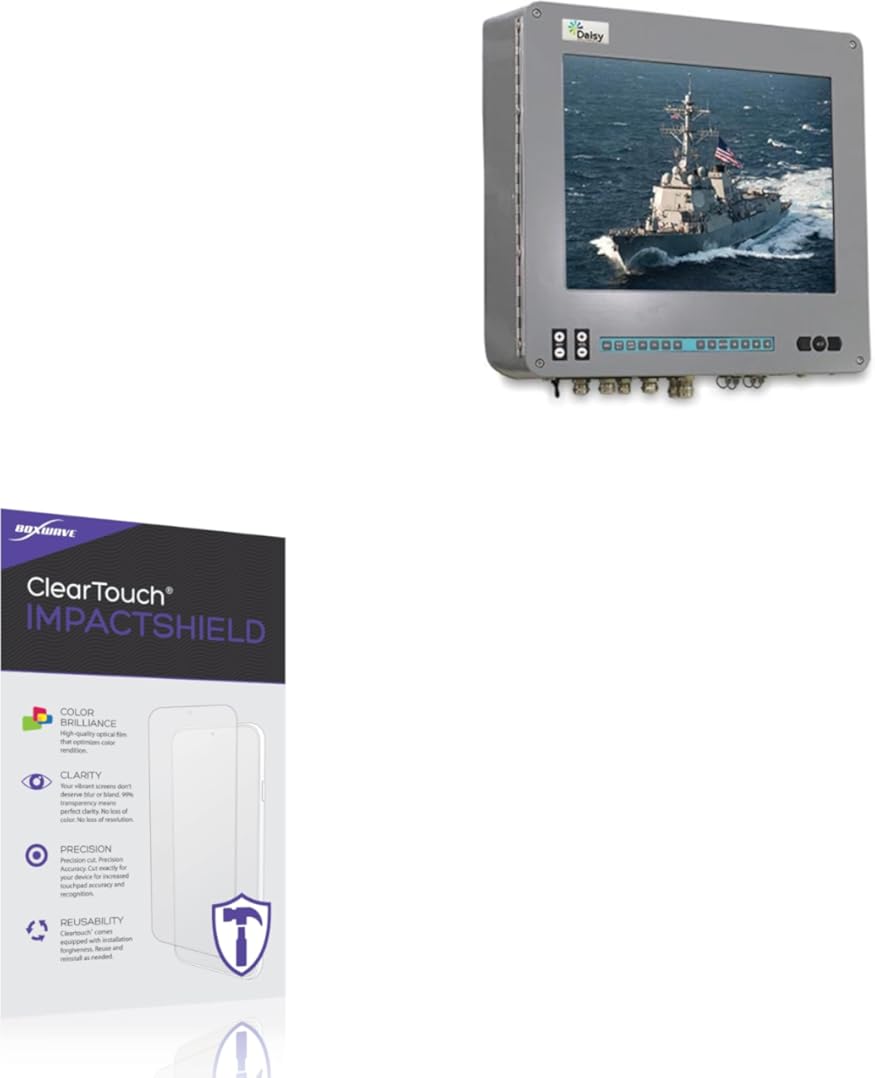 BoxWave Screen Protector Compatible With Daisy Data 4556AA - ClearTouch ImpactShield (2-Pack), Impenetrable Screen Protector Flexible Film