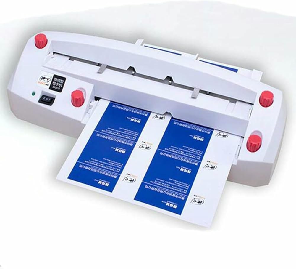 Zocxielr Business Card Cutter, Automatic Binding Machine, Electric Card Cutter, Adjustable Business Card Cutter