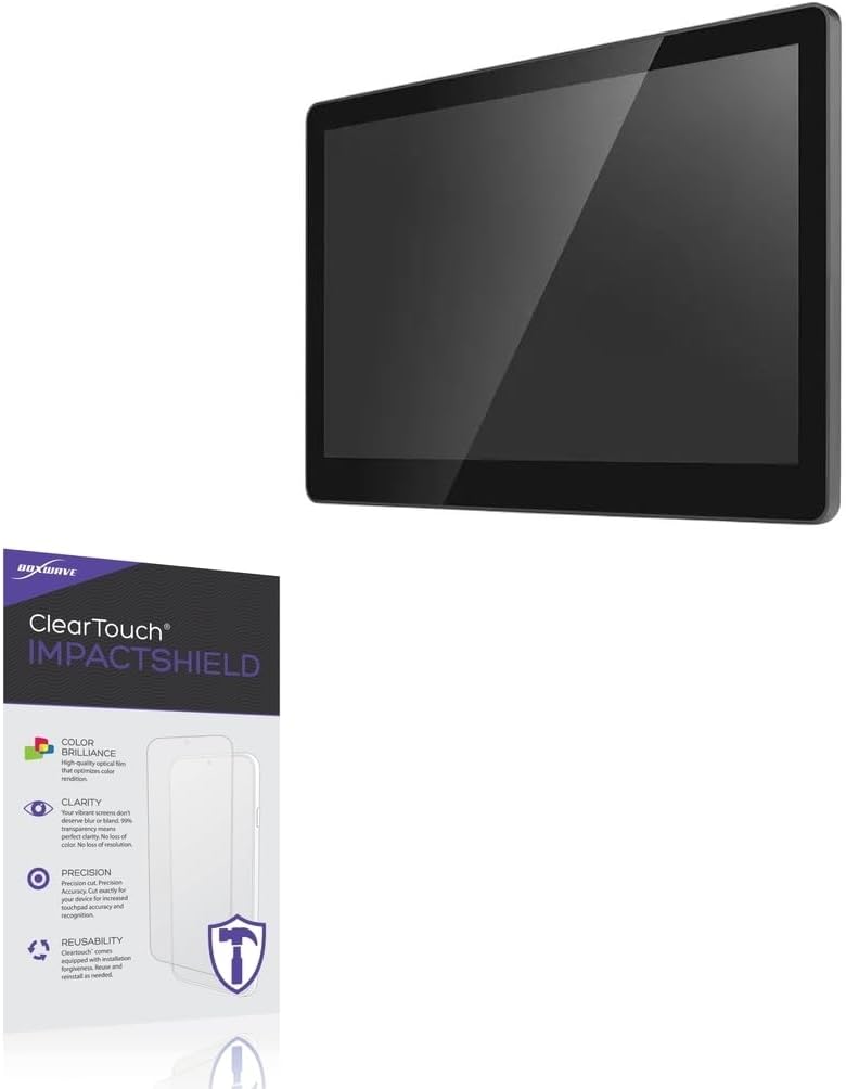 BoxWave Screen Protector Compatible with Chilin MDT1900-1LC9 (19 in) - ClearTouch ImpactShield (2-Pack), Impenetrable Screen Protector Flexible Film