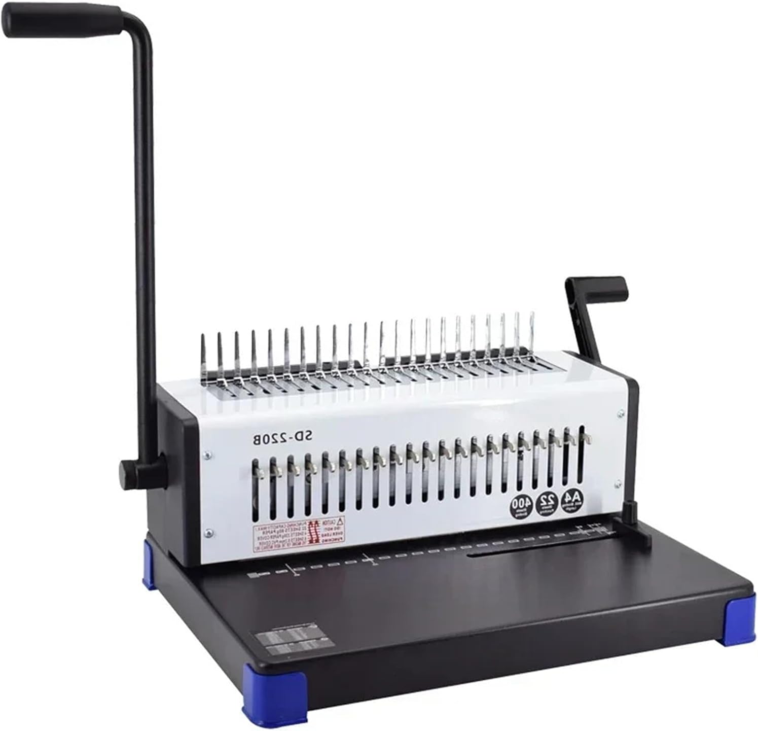 Binding Machine, SD-220B Comb Type Binding Hole Binding Machine Apron Clip Stapler 21 Hole