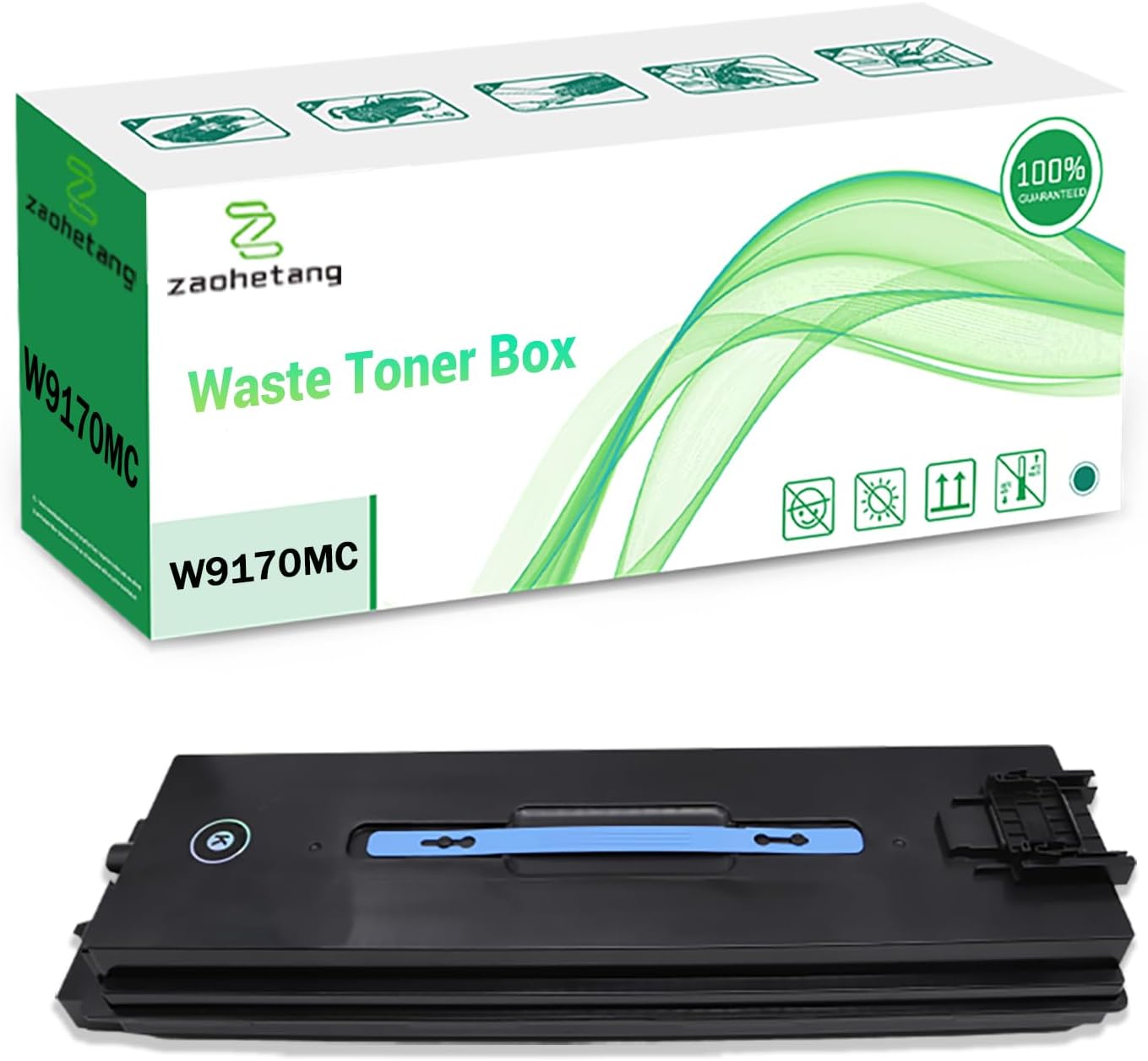 ZaoHetang W9170mc Waste Toner Box Compatible Replacement for HP Color LaserJet Managed MFP E87740dn E87750dn E87760dn E87770dn Printer