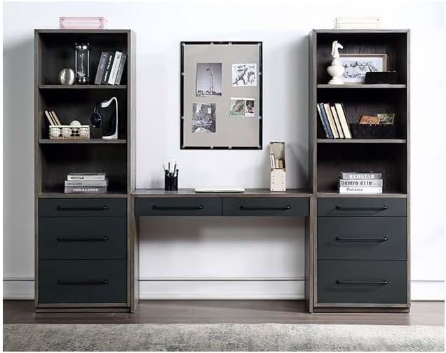 Acme Furniture Estevon Bookcase in Gray Oak Finish