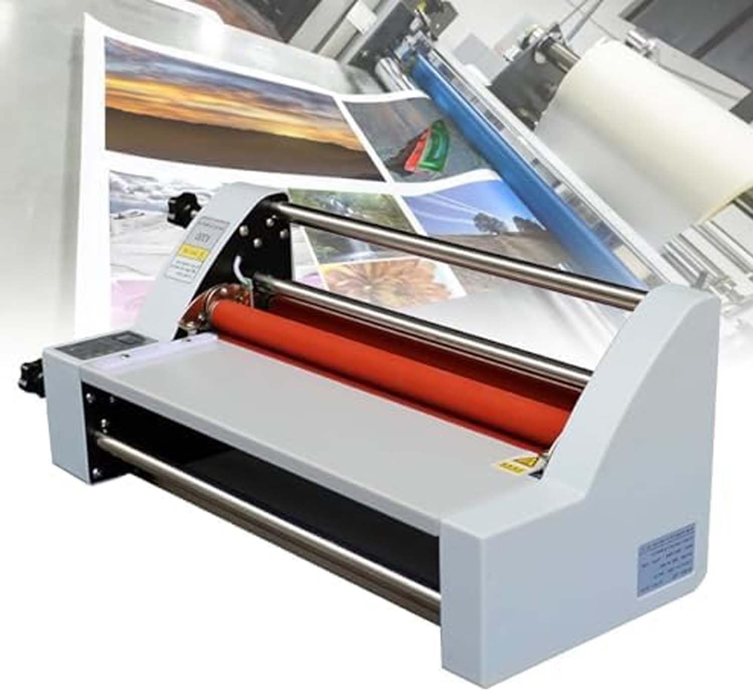 LYNNEYING Hot Cold Roll Laminator Laminator Machine 110/220V igital Display Single and Dual Sided Thermal Laminating Machine for Home Office Home School Office