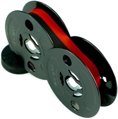 NEW UNIVERSAL BLACK AND RED CLOTH TYPEWRITER RIBBON, TWIN SPOOL 1/2' X 10 YARDS. (GRC T2-77BR) (36-Pack Deal)