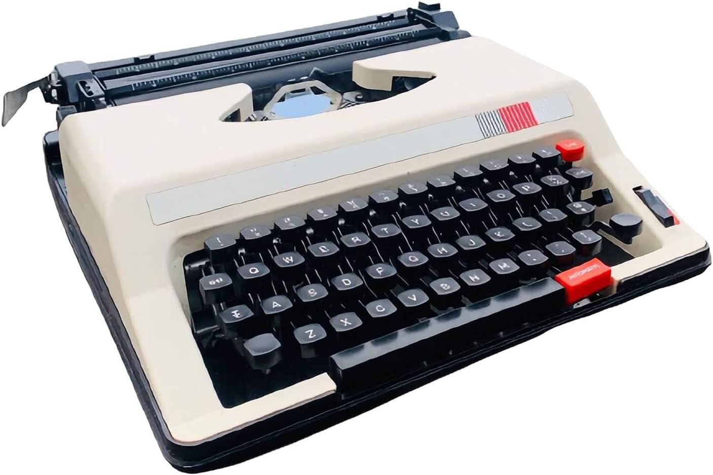 Vintage Typewriter with a Portable Protective Cover and Ribbon - Can be Used Normally