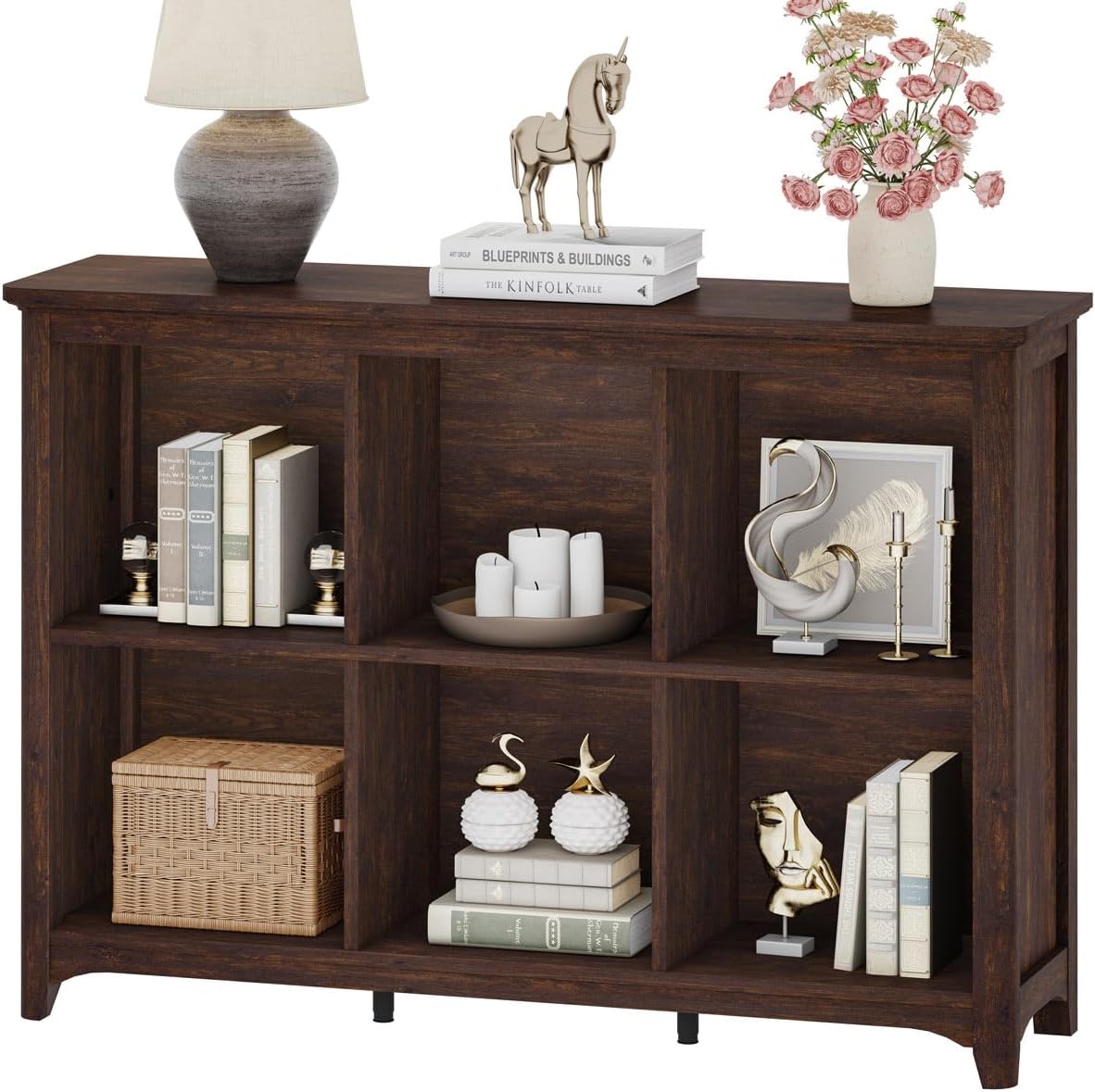 BON AUGURE 6 Cube Storage Bookcase, 43