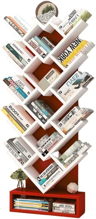 wAxd Rotating Bookshelf Display Shelf Modern Bookcases Living Room Storage Rack Bedroom Children's Bookshelf Simple Bookshelf Racks Perfect and Practical