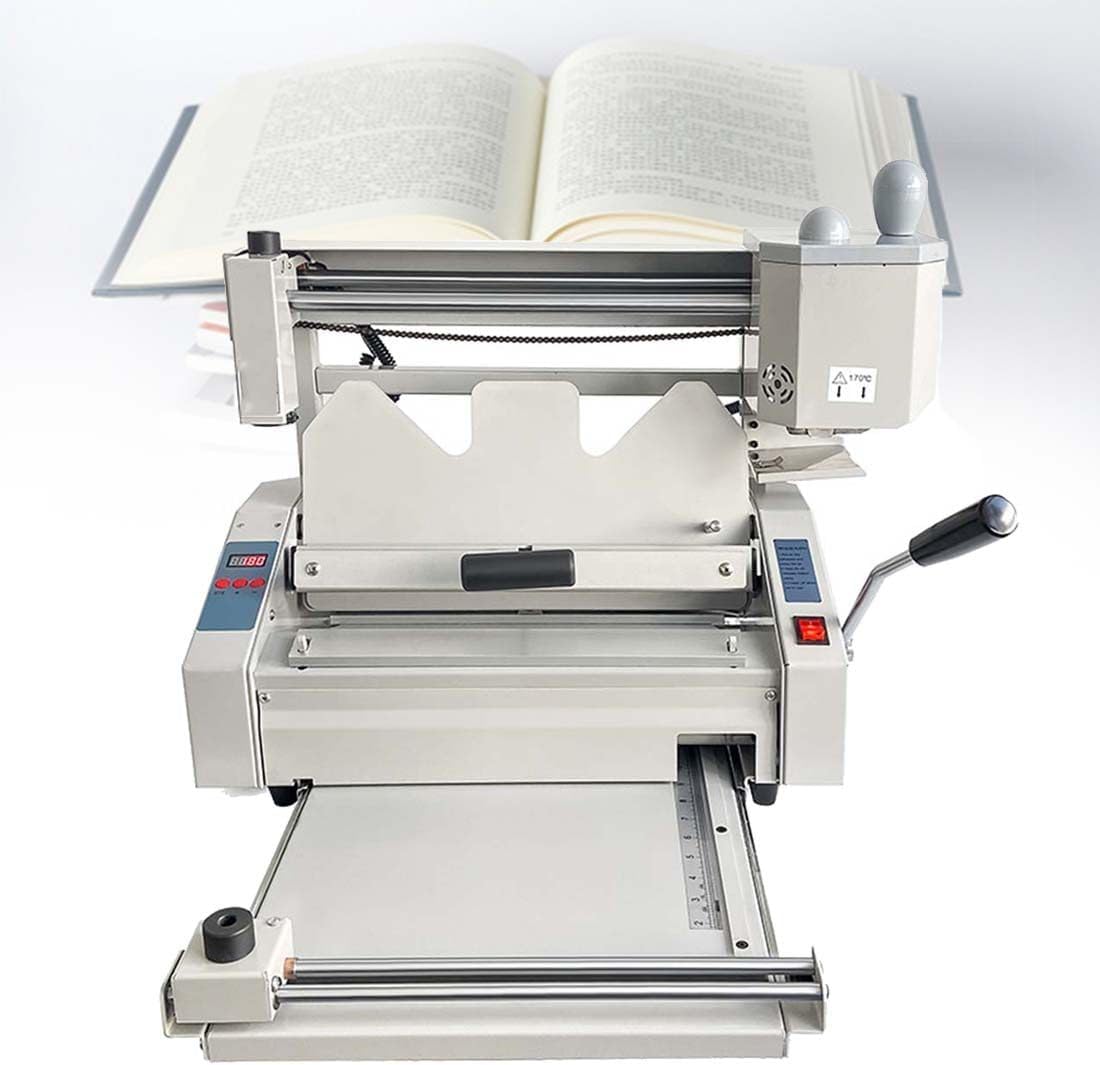 A4 Wireless Desktop Hot Glue Book Binder Machine with Milling Cutter Wireless Book Binding Machine for Binding Books Albums Notebook
