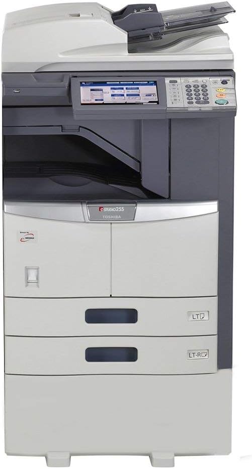 Toshiba E-STUDIO 205SE Black and White MFP Copier/Printer/Scanner All-in-One - 11x17, 20ppm, Copy, Print, Scan, Network, Duplex, USB, 2 Trays and Cabinet (Renewed)