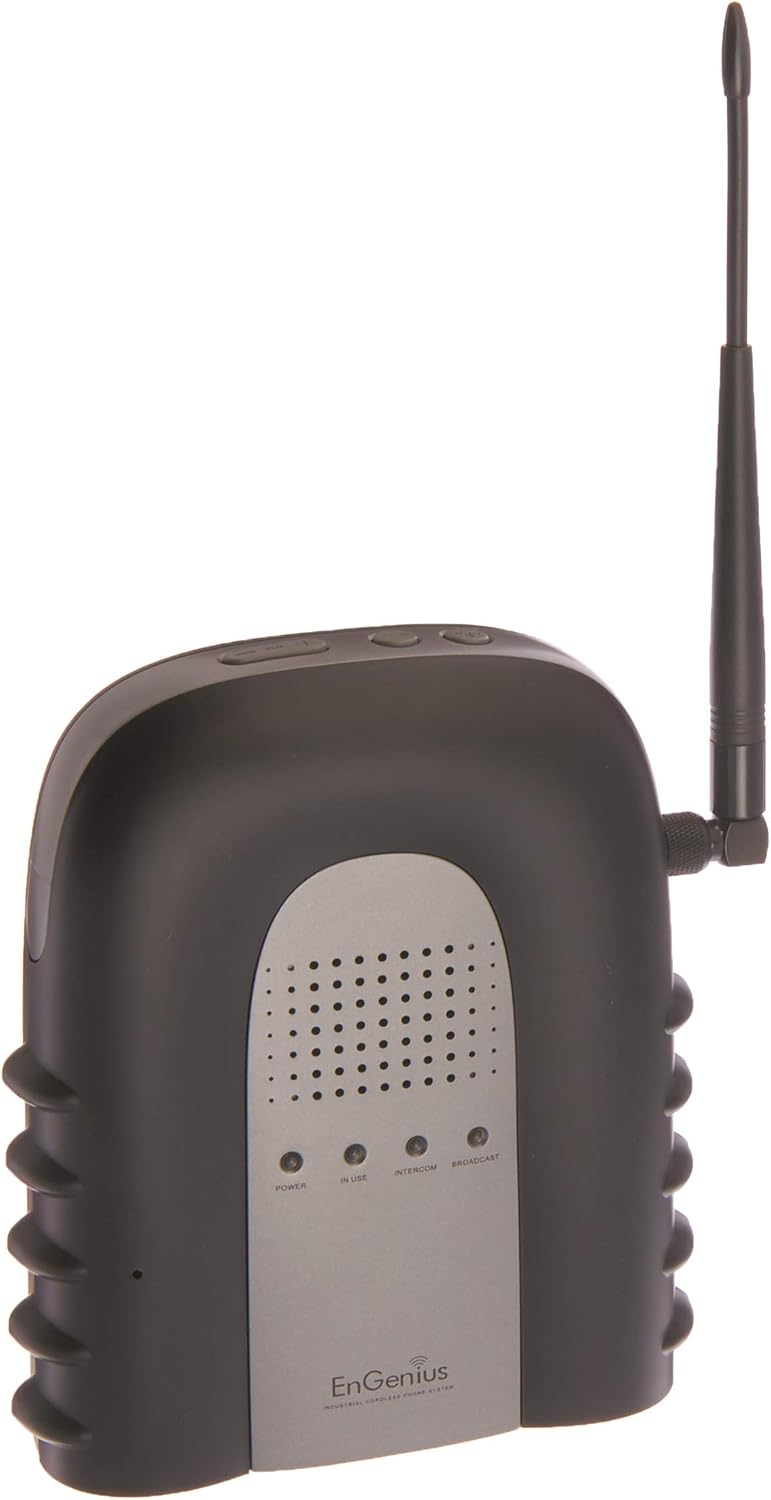 EnGenius Technologies DURAFON-SIP-BU Wireless VoIP Phone Base Station VoIP Phone & Device,Black