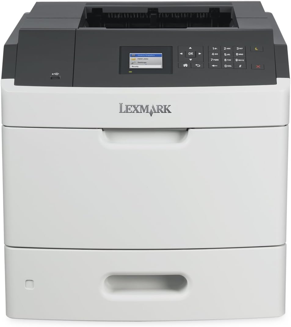 Lexmark MS817n Monochrome Laser Printer, Network Ready and Professional Features
