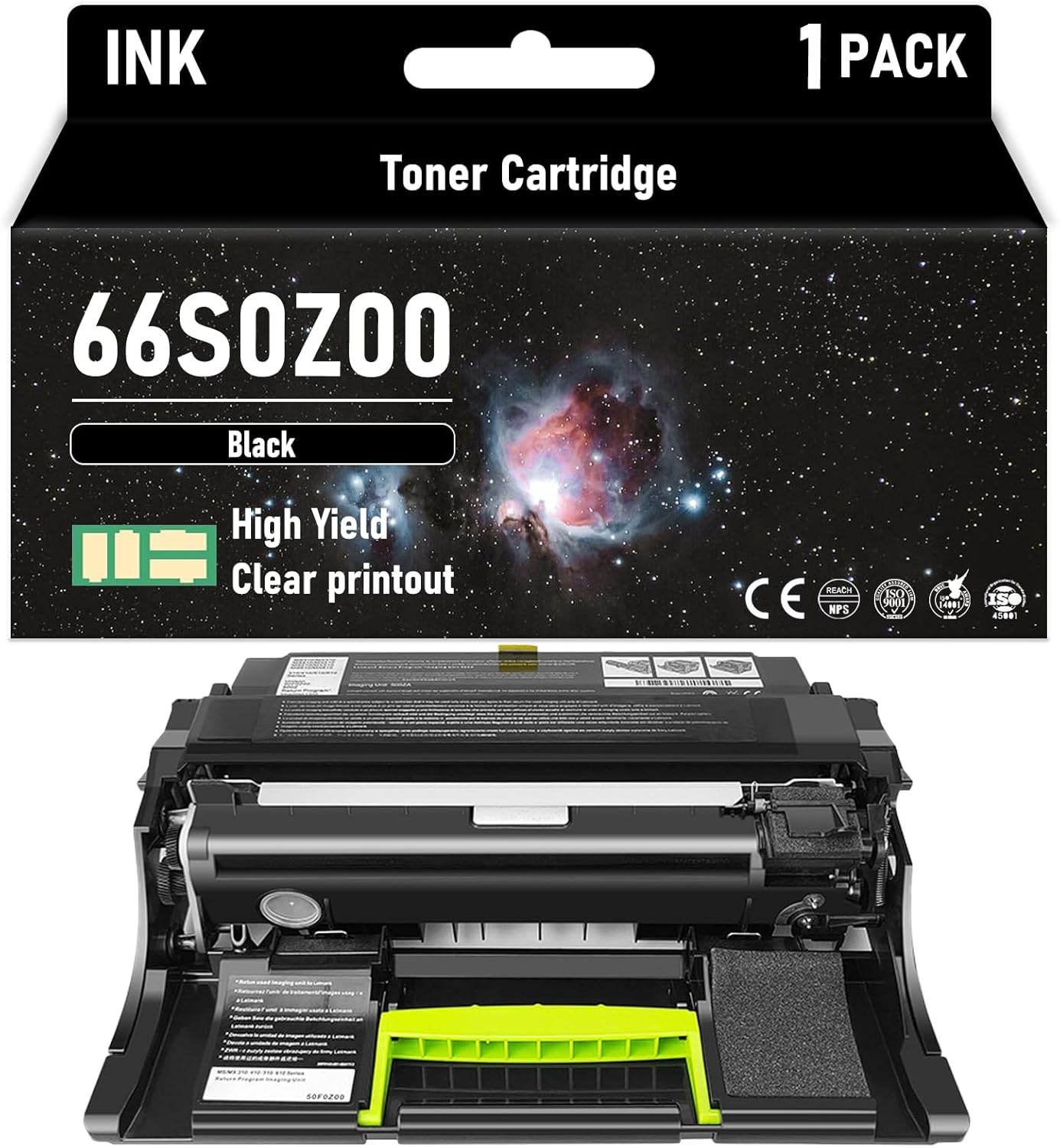 BINGDONGGUAN 66S0Z00 Imaging Unit is Compatible for Lexmark MS531 MS531dw MX532 MX532adwe MS631 MS631dw MS632 MS632dwe Printers, High Yield 75000 Pages, with Chip for Long-Lasting Durability