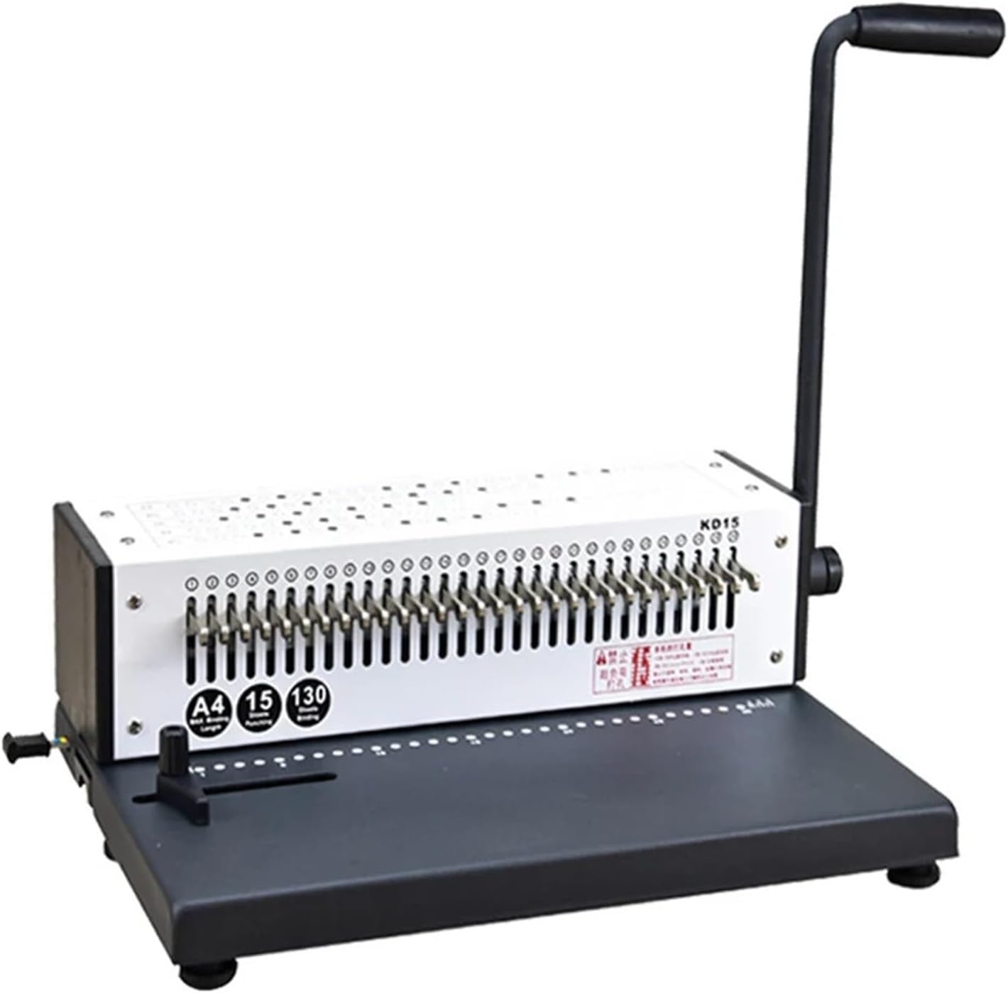 Binding Machine, Binding Machine Loose Leaf Punching Machine 1-30 Holes Self Adjustable Hole Single Coil Hard Clip File Loose Leaf