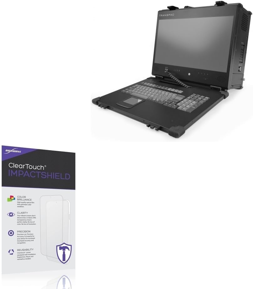 BoxWave Screen Protector Compatible With Acme Portable Machines TransPAC (17.3 in) - ClearTouch ImpactShield (2-Pack), Impenetrable Screen Protector Flexible Film