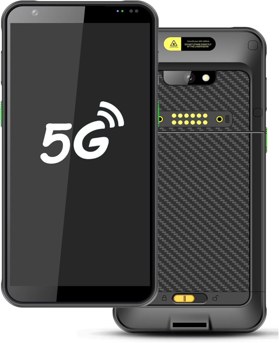 Vanquisher 5G Enterprise Mobile Data Terminal Upgradable Android Barcode Scanner, 8GB RAM +128GB ROM, 6