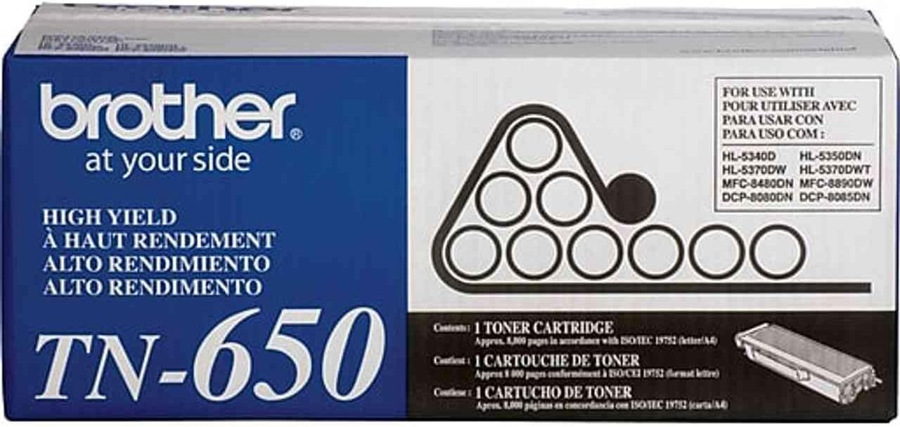 Brother International TN650 High Yield Toner Cartridge
