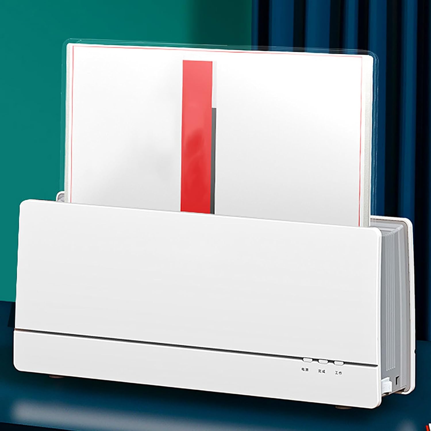 JKSVTF Book Binding Machine, Electric A4 Hot Melt Binding Machine, Automatic Insertion of Hot-melt Documents, Binding Thickness 22mm (About 240 Pages), Used for Binding Documents, Contracts, Etc