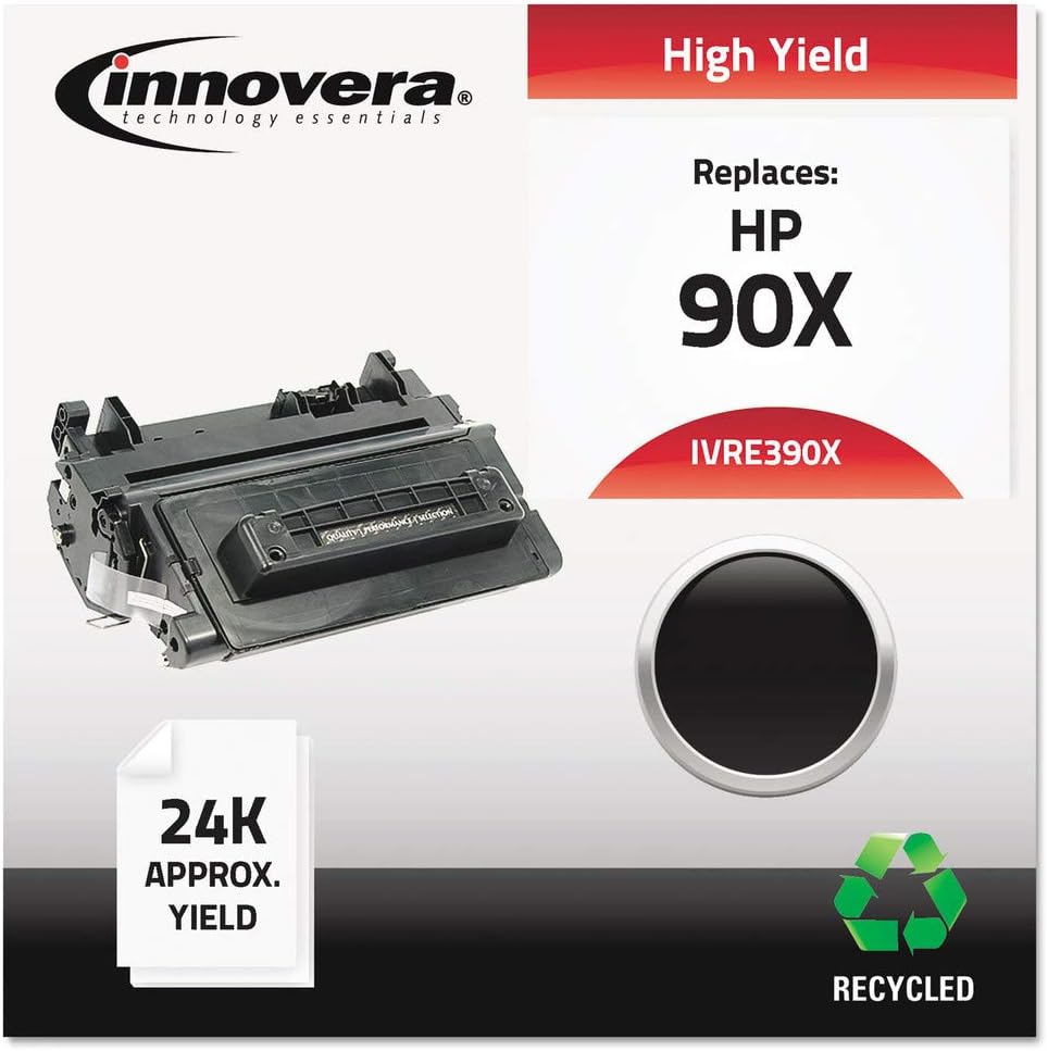 Innovera E390XJ Remanufactured CE390X(J) (90XJ) Extra High-Yield Toner Black