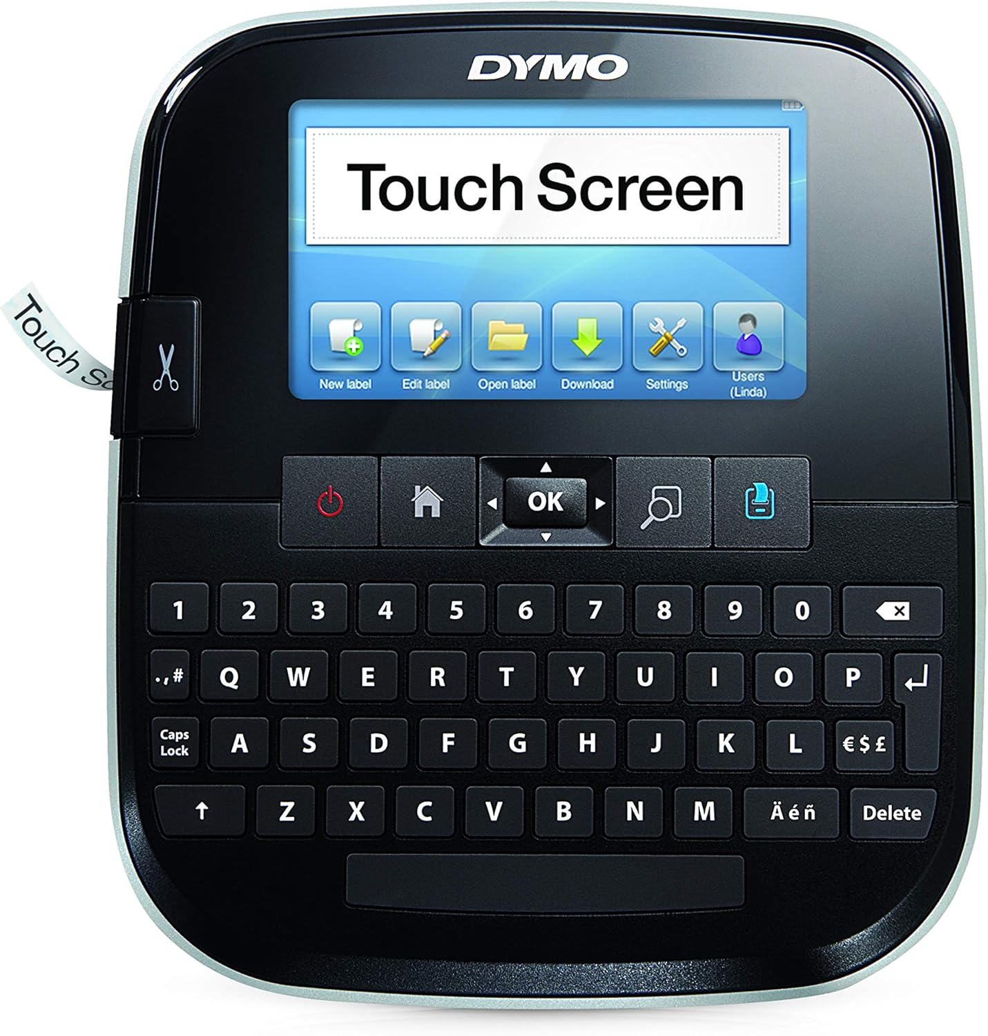 DYMO LabelManager 500TS Full-Colour Touch Screen Label Maker with PC or Mac Connection (1790417)
