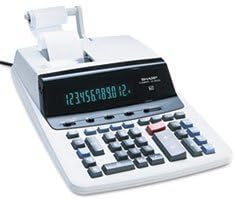 VX2652H Two-Color Printing Calculator, 12-Digit Fluorescent, Black/Red