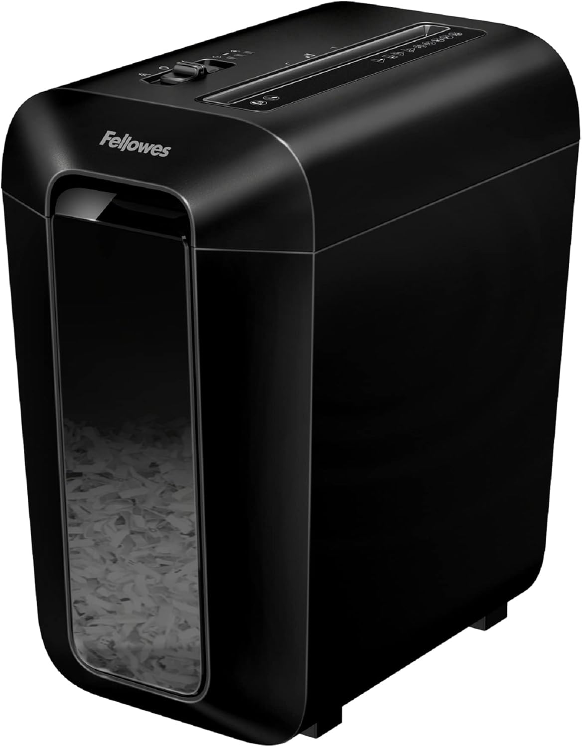 Fellowes LX65 10-Sheet, P4 Cross-Cut Deskside Paper Shredder with SafeSense