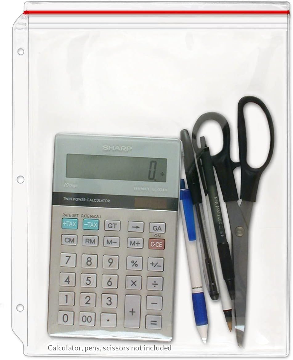 StoreSMART - Supply Zipper Case for 3-Ring Binders - 300-Pack - Vinyl Plastic - VH309-300