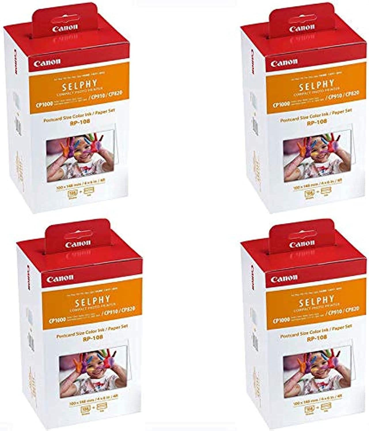 Canon RP-108/KP-108IN Color Ink / Paper Set - 4 Pack